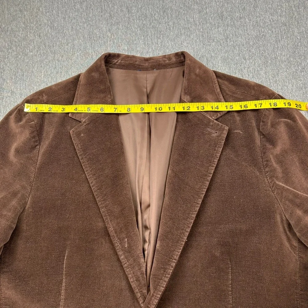Gap Unstructured Two Button Blazer Mens Large Brown Sport Coat Fall Wedding